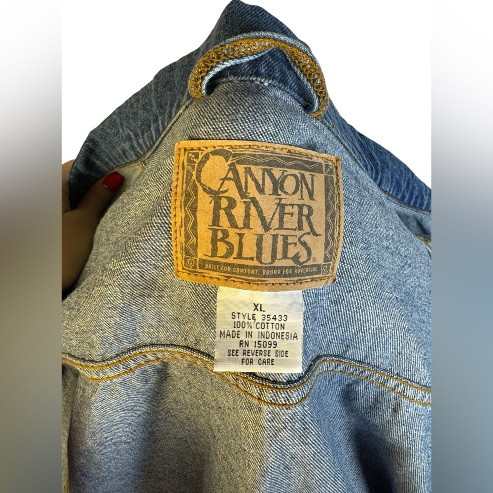 Vintage Canyon River Blues Denim Jacket - Picture 4 of 5